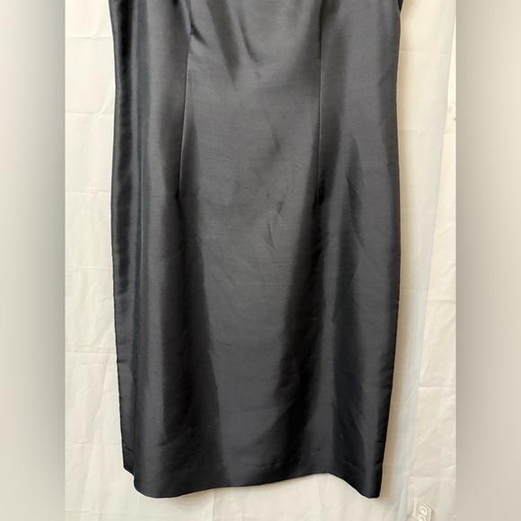 Talbots Lined 100% Silk Embroidered Flowers Dress With Matching Sweater Size 12 - Picture 6 of 9